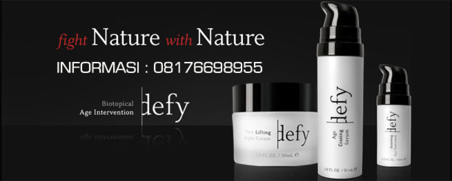 New Product – Defy Perawatan Kulit Mengatasi Masalah Penuaan. PESAN Sekarang!