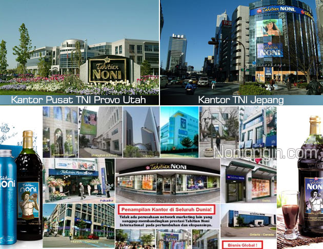Kantor Tahitian Noni International seluruh dunia
